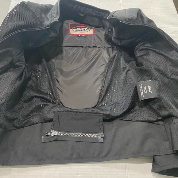 BILT Blaze 2 Motorcycle Mesh Jacket Size M + Full Back, Elbows, Shoulders Armors - Picture 5 of 11
